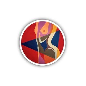 ‘Body Language’ Matte Finish Die Cut Sticker